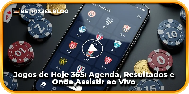 Jogos de Hoje 365: Agenda, Resultados e Onde Assistir ao Vivo